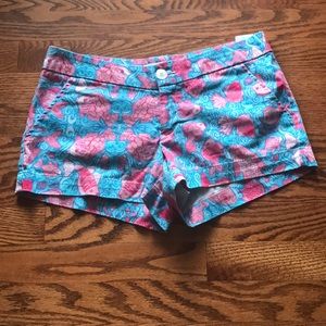 Fish pattern shorts